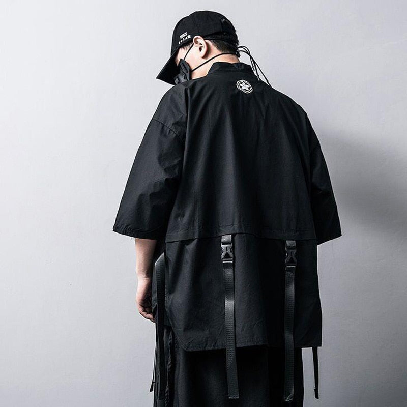 JYDEDRY Japanese Fashion Techwear Cardigan